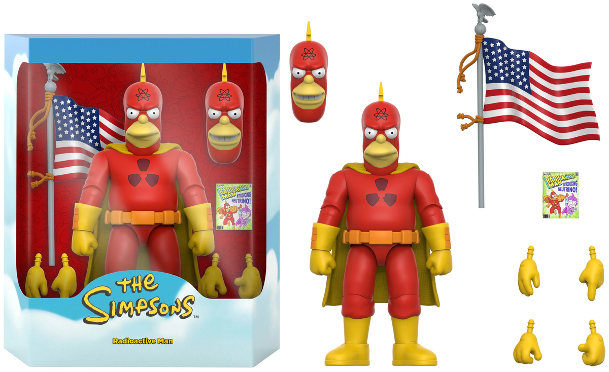 The Simpsons ULTIMATES! Wave 4 - Radioactive Man - Super7 – Props ...