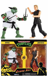 Teenage Mutant Ninja Turtles x Cobra Kai Raphael vs. John Kreese Action Figure 2-Pack - Playmates