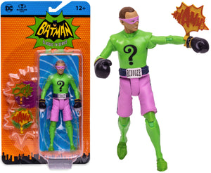 DC Retro Batman 66 - The Riddler in Boxing Gloves 6" Inch Action Figure - McFarlane Toys