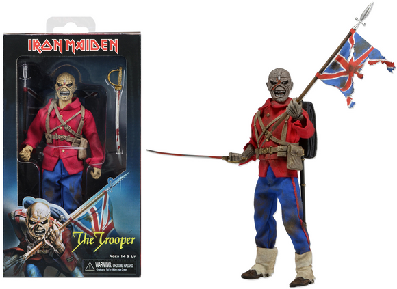Iron Maiden – The Trooper Eddie 8” Clothed Action Figure - NECA