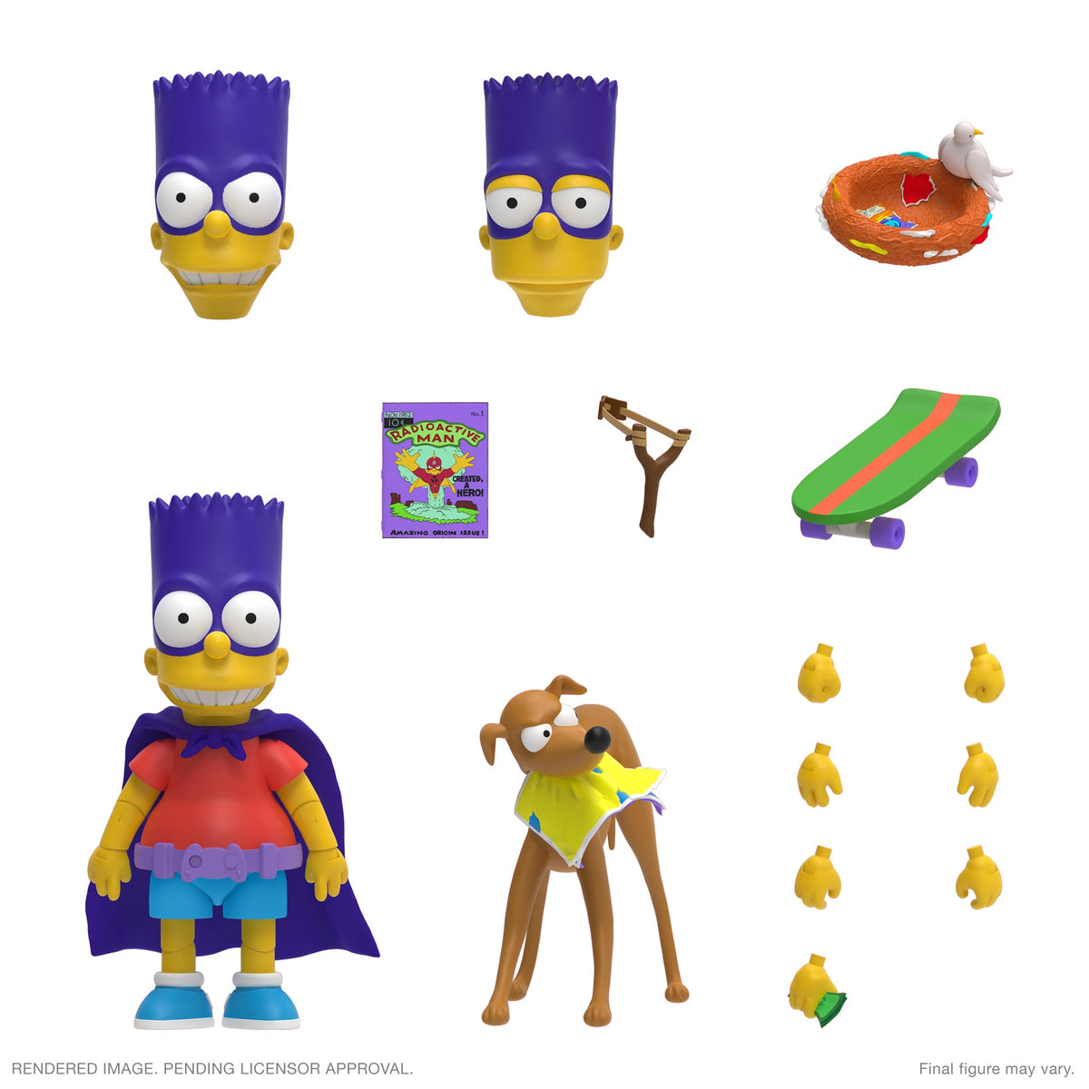 Simpson Props Super7 - The Simpsons ULTIMATES! Wave 2 - Set of 4 Figures – Props ...