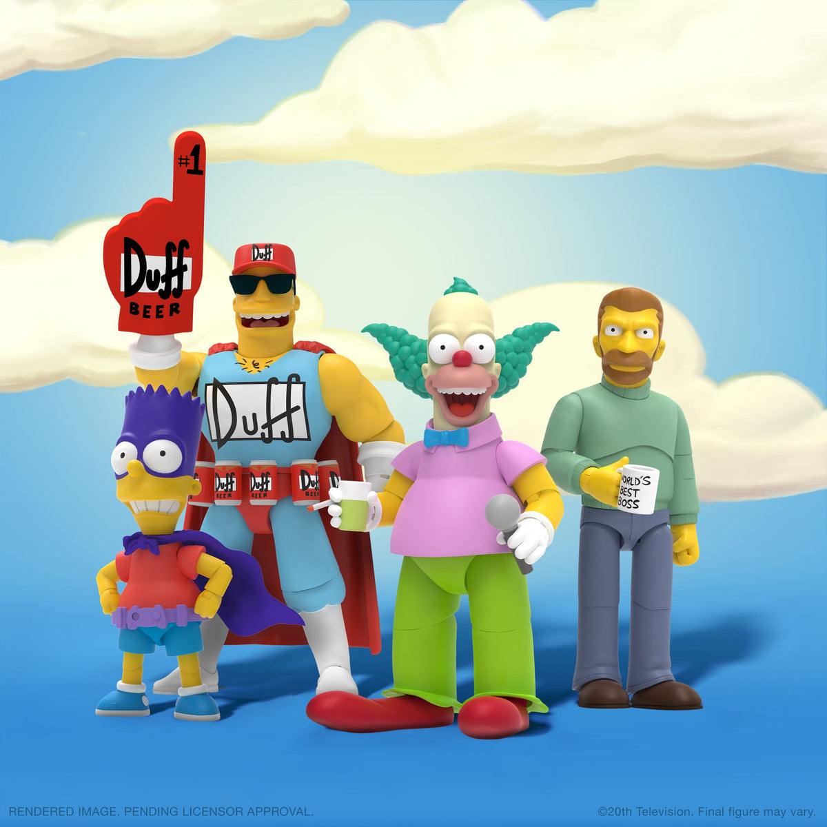 Simpson Props Super7 - The Simpsons ULTIMATES! Wave 2 - Set of 4 Figures – Props ...