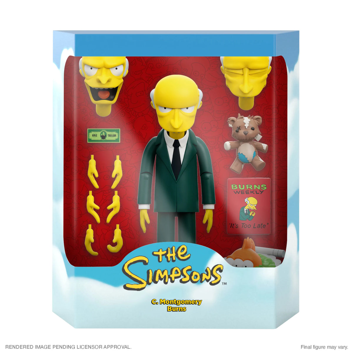Simpson Props The Simpsons ULTIMATES! Wave 3 - C. Montgomery Burns - Super7 – Props ...