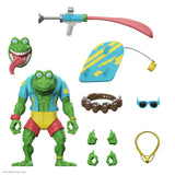 Teenage Mutant Ninja Turtles Ultimates Full wave 8 (Space Cadet Raphael, Shredder (Silver Armor), Robotic Rocksteady & Genghis Frog) 7" Inch Scale Action Figures - Super7