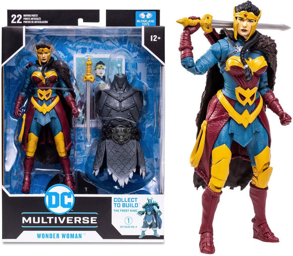 DC Multiverse Endless Winter Wonder Woman (Build a Figure - The Frost King) 7