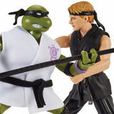 Teenage Mutant Ninja Turtles x Cobra Kai Donatello vs. Johnny Lawrence Action Figure 2-Pack - Playmates