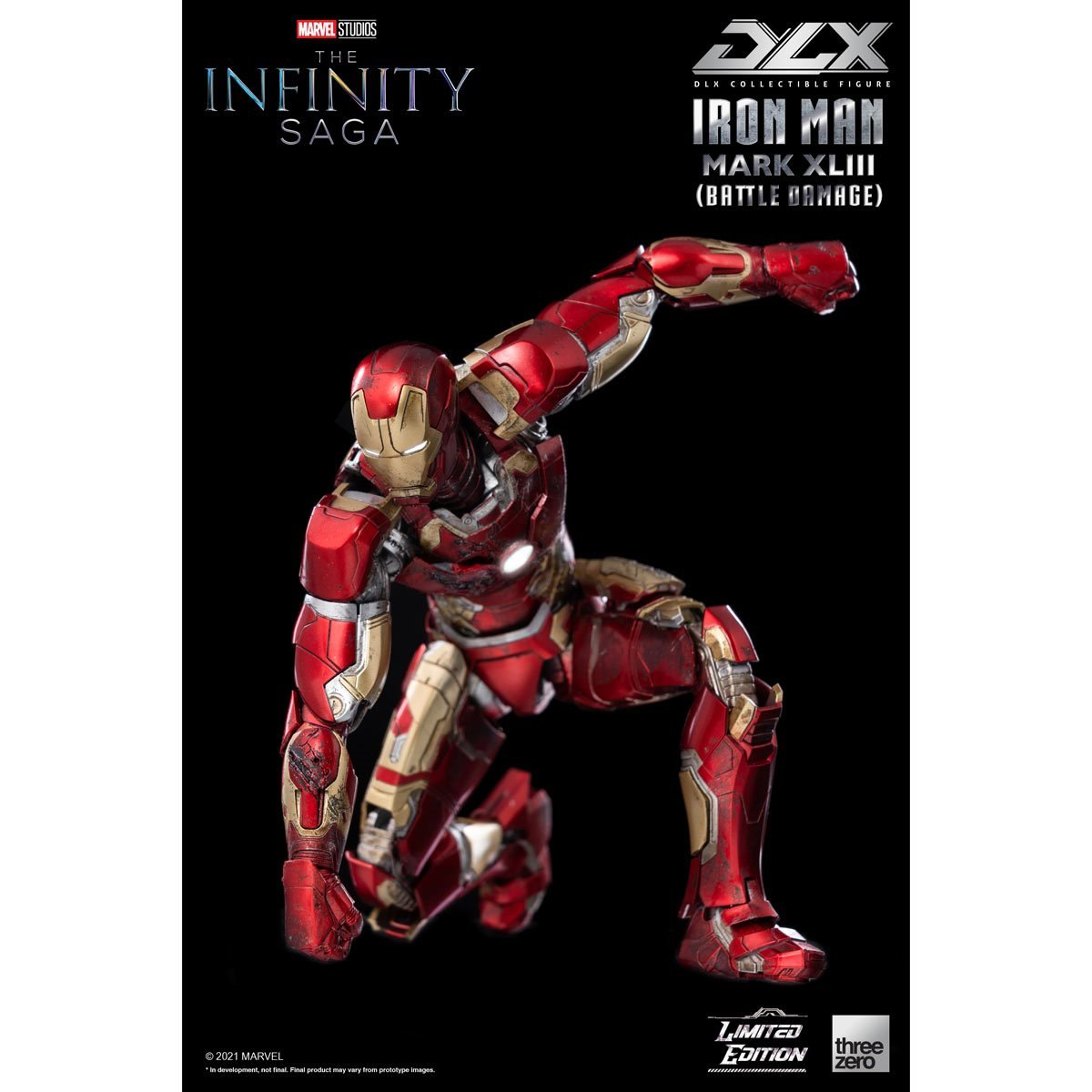 threezero DLX 1/12 アイアンマン マーク43 バトルダメージ ThreeZero