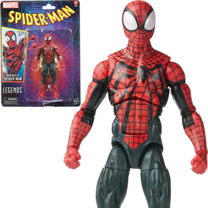 Marvel Legends Series Spider-Man Retro Ben Reilly Spider-Man 6" Inch Action Figure - Hasbro