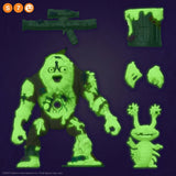 Teenage Mutant Ninja Turtles Ultimates Glow-in-the-Dark Muckman and Joe Eyeball (NYCC Exclusive) 7" Inch Scale Action Figure - Super7 *SALE*