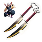 Demon Slayer 'Amber Nicirin Blade' Style Pair of Swords