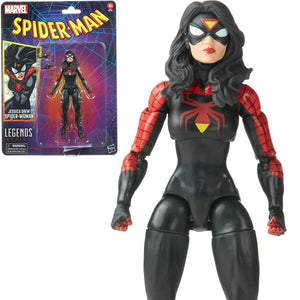 Marvel Legends Series Spider-Man Retro Jessica Drew Spider-Woman 6" Inch Action Figure - Hasbro