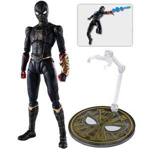 Spider-Man: No Way Home Spider-Man Black and Gold Suit S.H.Figuarts Action Figure