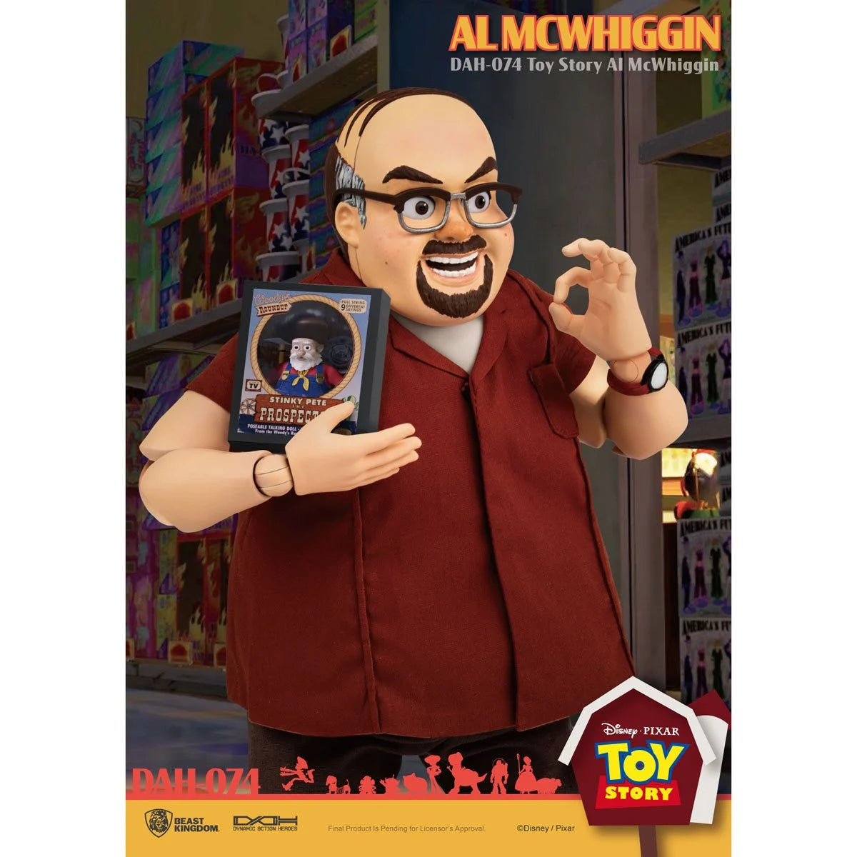 Toy Story 2 Al McWhiggin DAH-074 Dynamic 8-Ction Heroes Deluxe