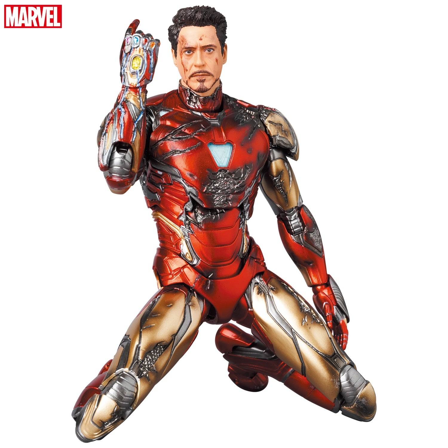 【新品未開封】MAFEX 125 Iron Man Mark 85 アイロンマン Medicom MAFEX No.195 Iron Man Mark 85 (Battle Damage Ver.) Action